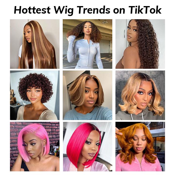 Tiktok您需要尝试的最病毒假发风格