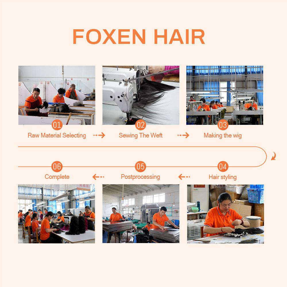 幕后：我们的工厂如何制作100％的人发假发