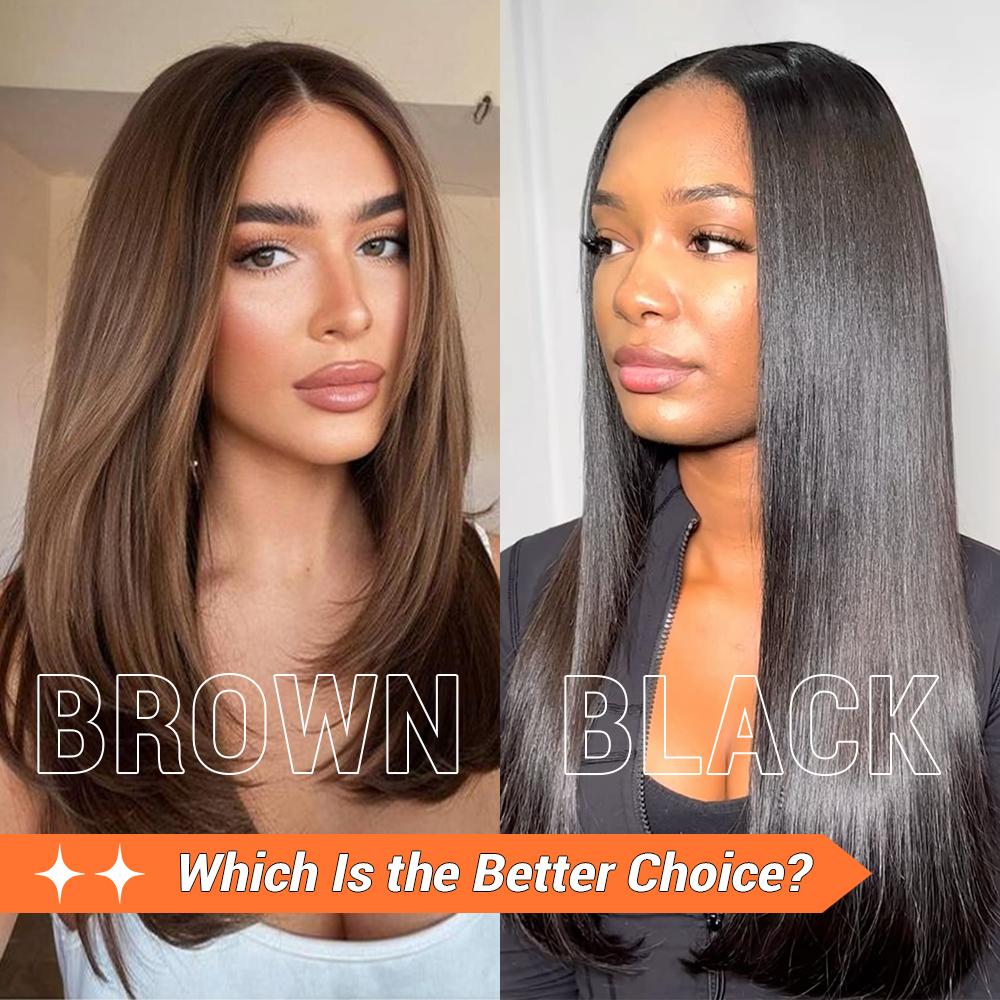 Black Hair or Brown Hair: Which Is the Better Choice?