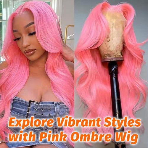 Explore Vibrant Styles with Pink Ombre Wig
