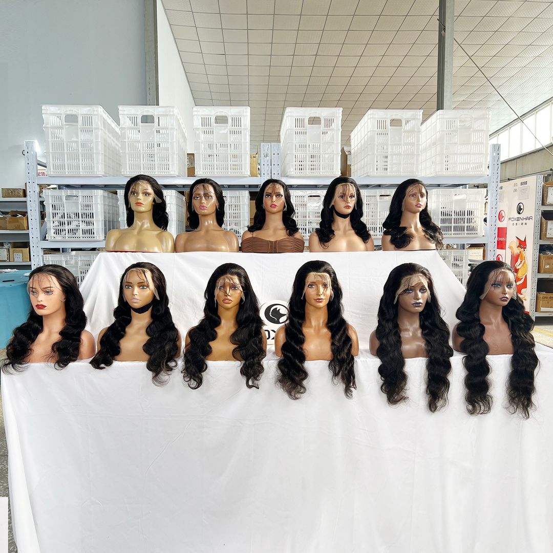Wholesale 5pcs 13*6 Full Frontal Lace Wig Any Texture Any Length Virgin Human Hair Lace Wig