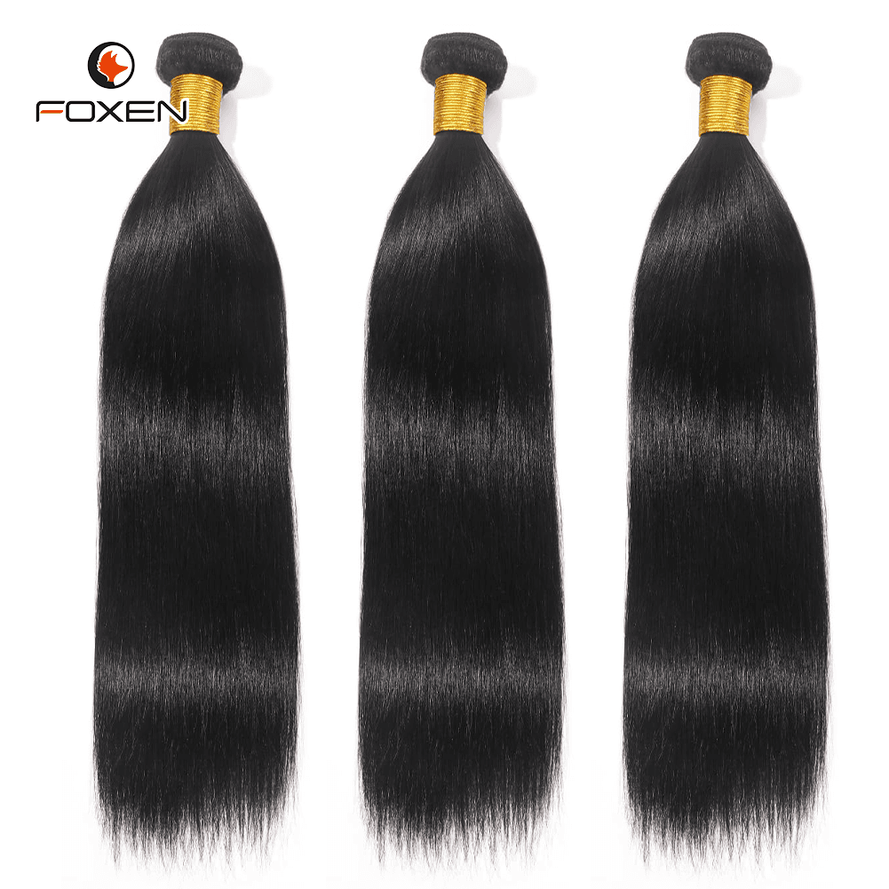 Factory Direct Sales Straight Human Hair Bundles 3 Bundles Hair Extensions