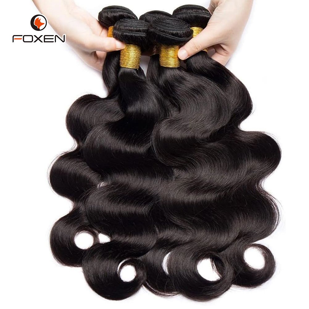Factory Wholesale Body Wave Bundles Real Raw Human Hair 3 Bundles for Women