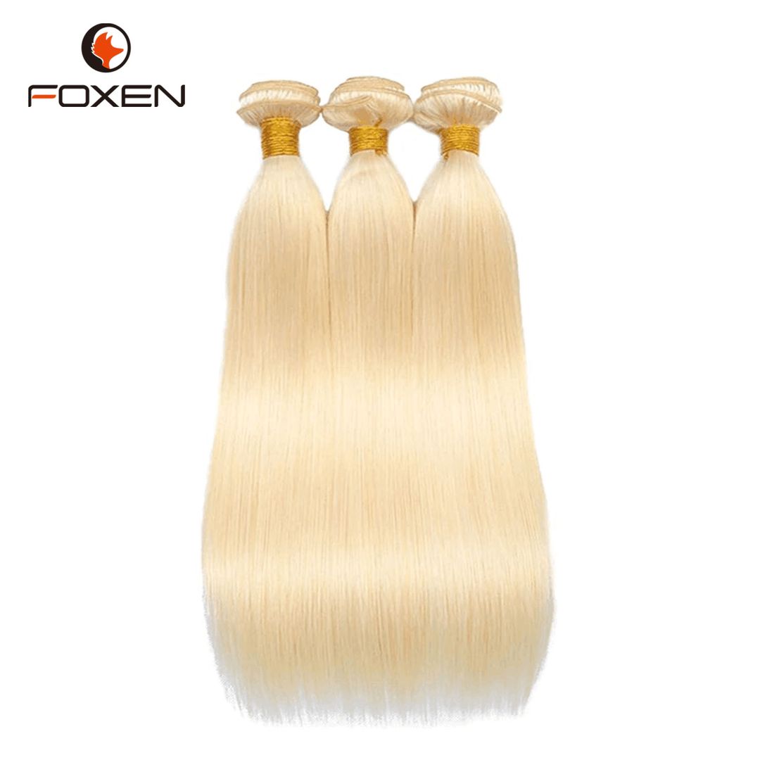 Foxen 613 Hair Bundles Virgin Hair Bundles Human Hair Straight Hair 3 Bundles Free Shipping