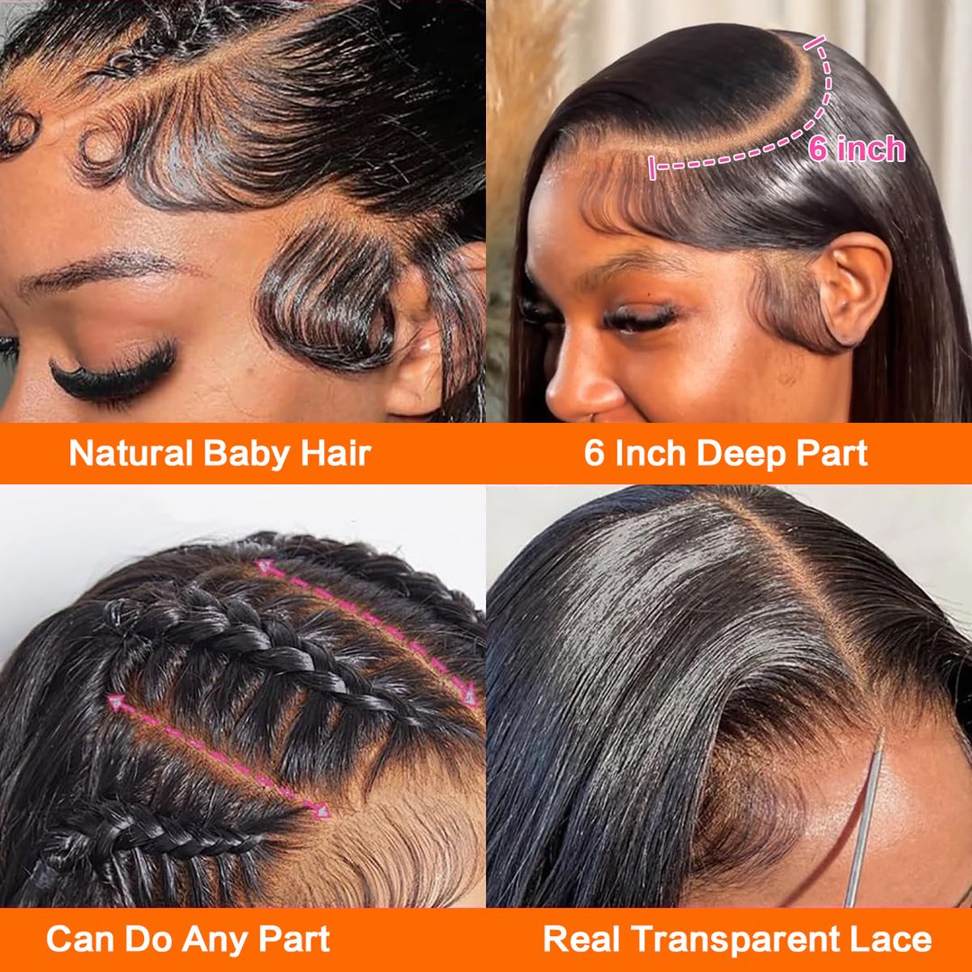 Special Offer 360 Lace Front Wigs 150% Density Straight Human Hair Wig