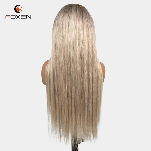 Foxen Straight Human Hair Styles​ P10/613 Ombre Color 180% Density Hair Fast Shipping