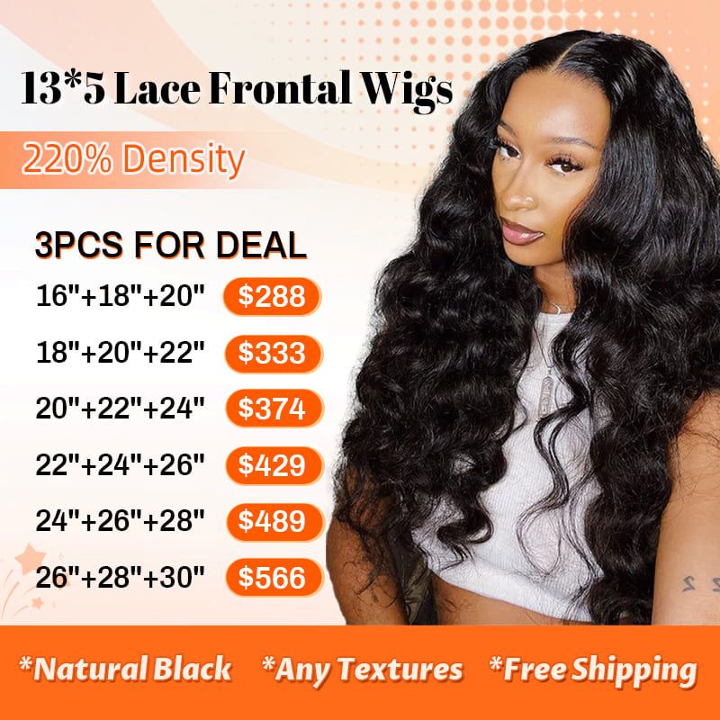 Factory Direct Sale 220% Density Human Hair Wig 13*5 Transparent Lace Real Raw Hair Wigs Any Textures