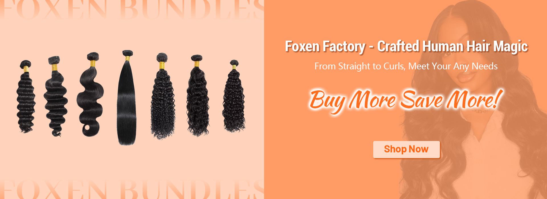 FoxenHair hair bundle Banner
